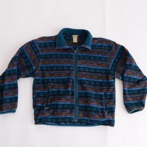 LL Bean Zip Up Fleece